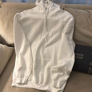 Classic White Men's Hoodie